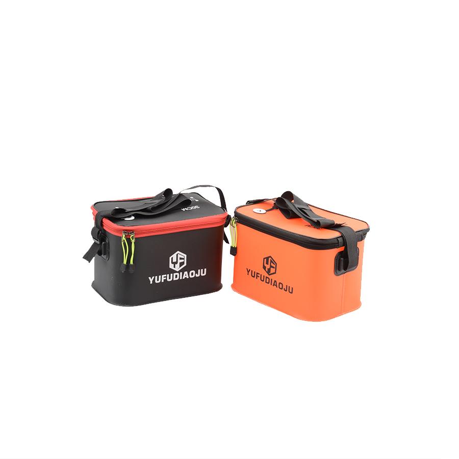 Collapsible Live Well Bucket - Waterproof EVA Storage for Fishing, Crabbing & Boat Trips