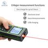 Laser Distance Meter 40M 60M 80M 100M  No Battery Rangefinder  Tape Range Finder Build Measure Device Ruler Test Tool