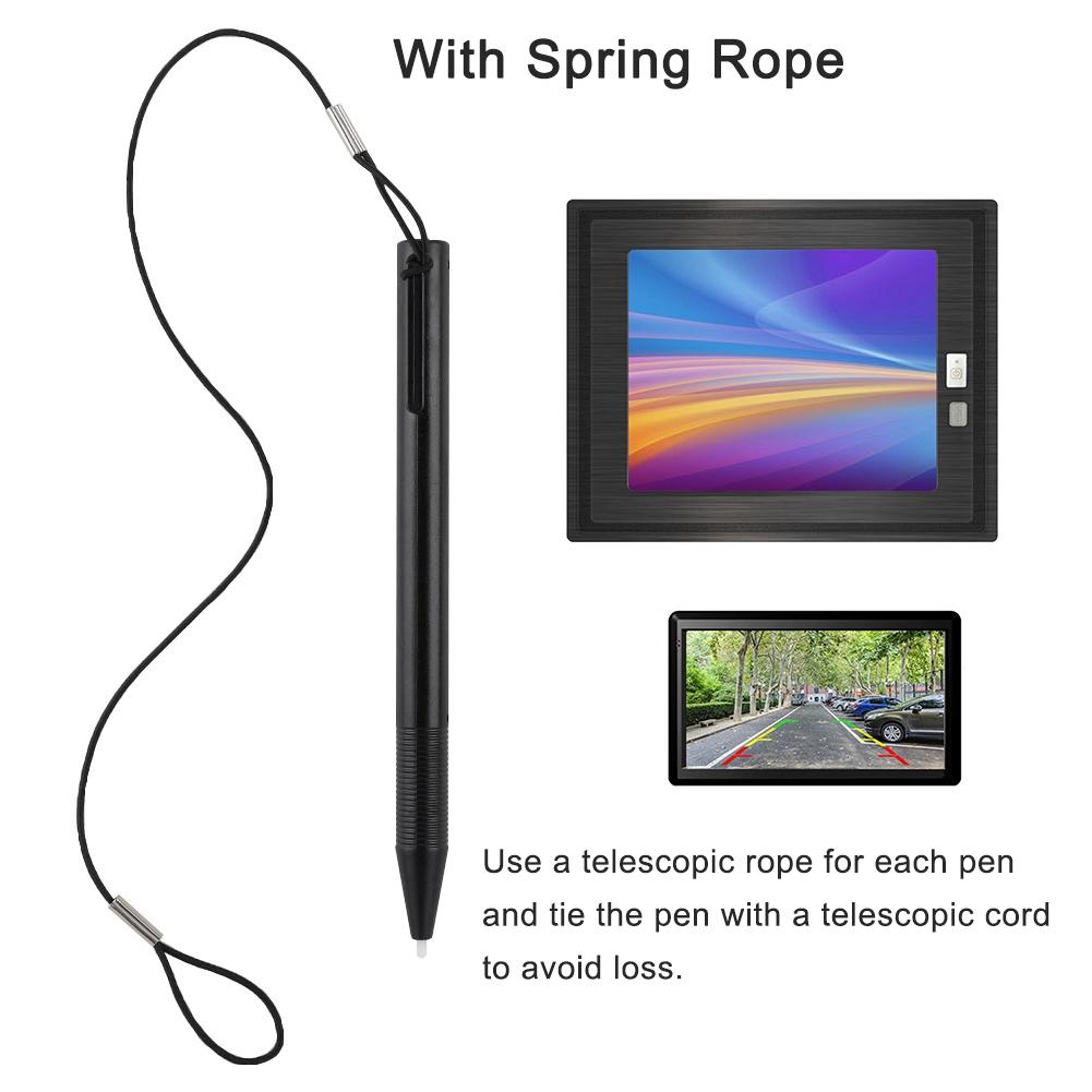 Touch Screen Painting Pen Resistive Stylus with Telescopic Rope For POS PDA Navigator