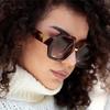 Brand Classic Vintage Square Sunglasses Women Oversized Sunglass Woman Men Retro Black Sun Glasses Shades Goggle UV400
