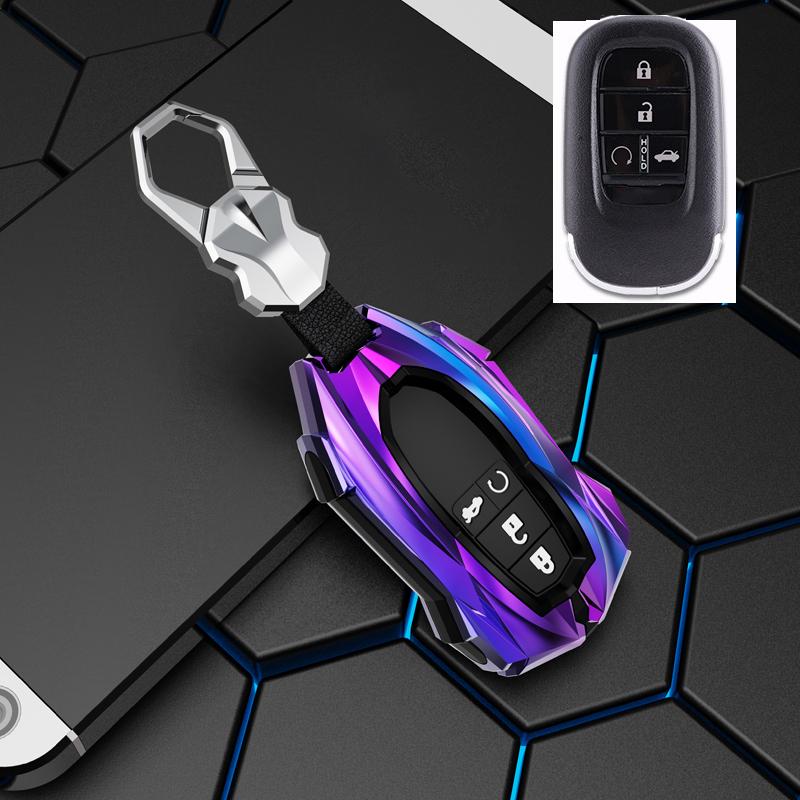 Zinc Alloy Key Fob Cover Suitable Fit For Dongfeng Honda Crv Key Fob Cover 11, 11Th Generation Civic, 10Th Generation Accord Luxury Edition