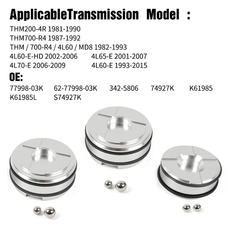 Verbesserte Pinless Forward Kolben-Kits Zuverlässige & Langlebige Pinless Forward Akkumulator Kolben-Kits für 4L60E 4L65E