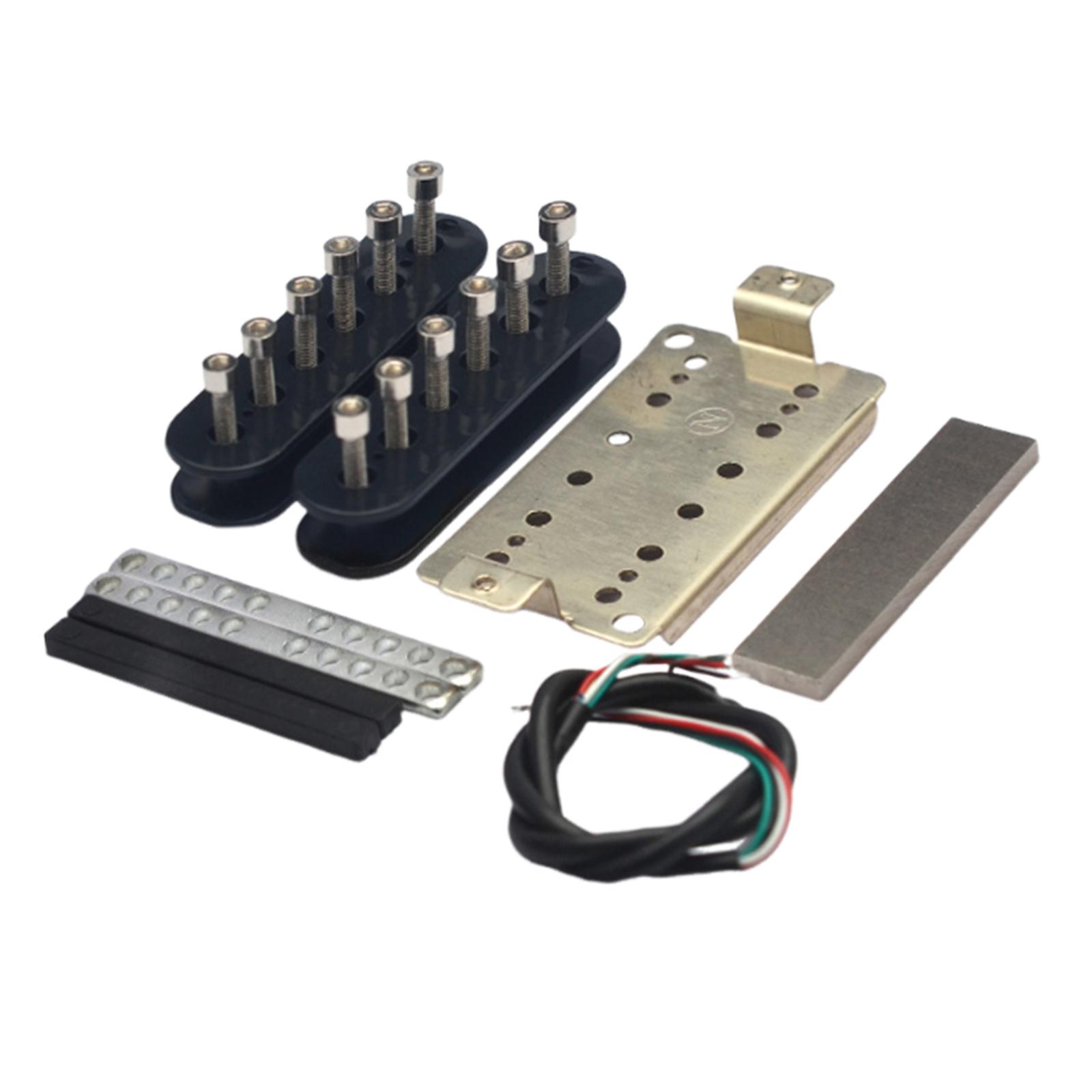 DIY Electric Guitar Pickup Kits for 6 String Electric Guitar Sturdy Easy Installation Replacement Guitar Parts Humbucker Pickup