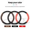 For Citroen C1 C2 C3 C4 C5 C6 C8 VTS Xsara C-Crosser Berlingo Jumpy Breathable Leather Car Steering Wheel Cover Auto Accessories