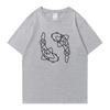 Summer 2026 Minimal Koi Carp Print Oversized Tshirt 100 Cotton Unisex Women Short Sleeve Tee Shirt Unisex Casual Popular Clothing