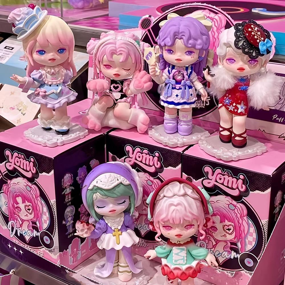 Kawaii Original Yomi Blind Box Dream Showroom Series Collectable Model Mystery Boxes Surprise Box Girl Heart Christmas Gifts