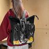 Schoolbag original daily versatile transparent bar two-dimensional messenger shoulder pain bag women's tutoring bag large capacity niche
