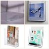 Transparent Wall-Mounted File Organizer Single Layer File Rack Magazine Rack  Office Supplies