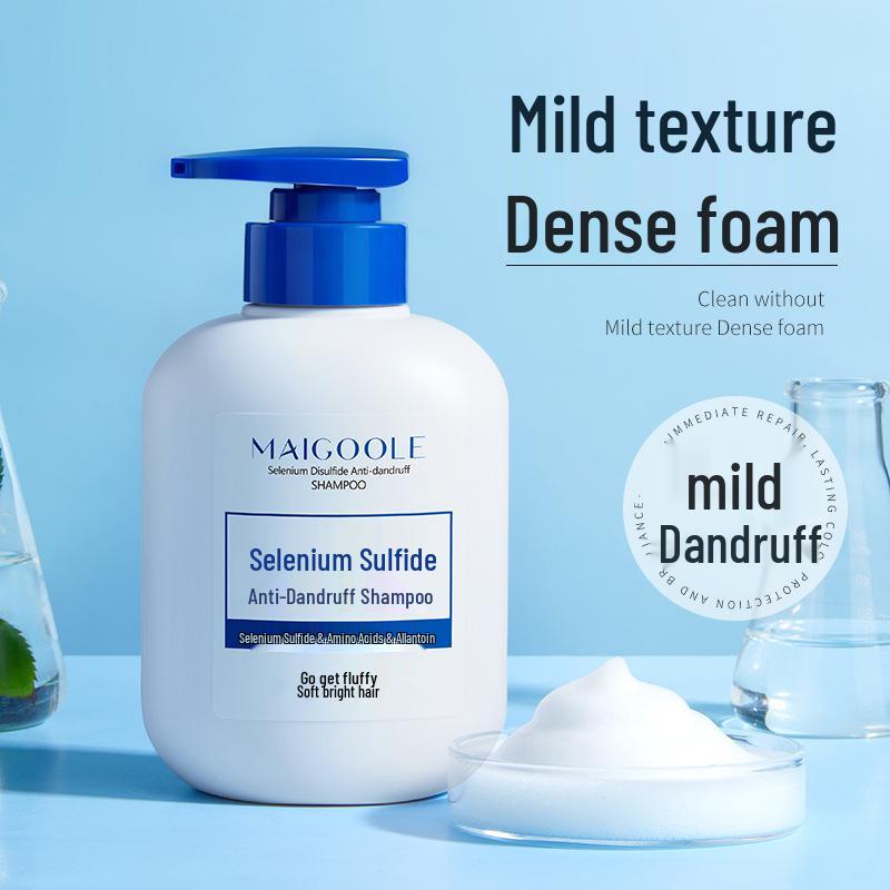 Meidailin Selenium Sulfide Anti-Dandruff Shampoo: Oil Control, Anti-Itch, Volumizing, Nourishing, Softening, and Anti-Frizz.