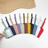 PU Leather Luggage Tag & Anti-lost Boarding Pass Holder with Logo