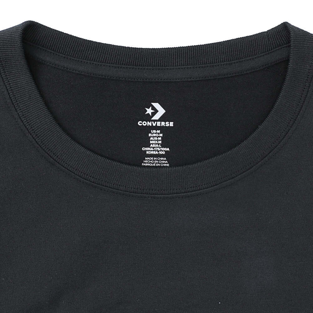 Converse SUMMER FISHING T Shirt Unisex Black 10027222-A03