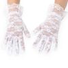 1 pair of transparent short retro hollow finger gloves clothing accessories sexy lace gloves