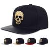 Unisex Skeleton Label With Drill Hip-hop Hats Spring Autumn Outdoor Adjustable Casual Baseball Caps Sunscreen Hat