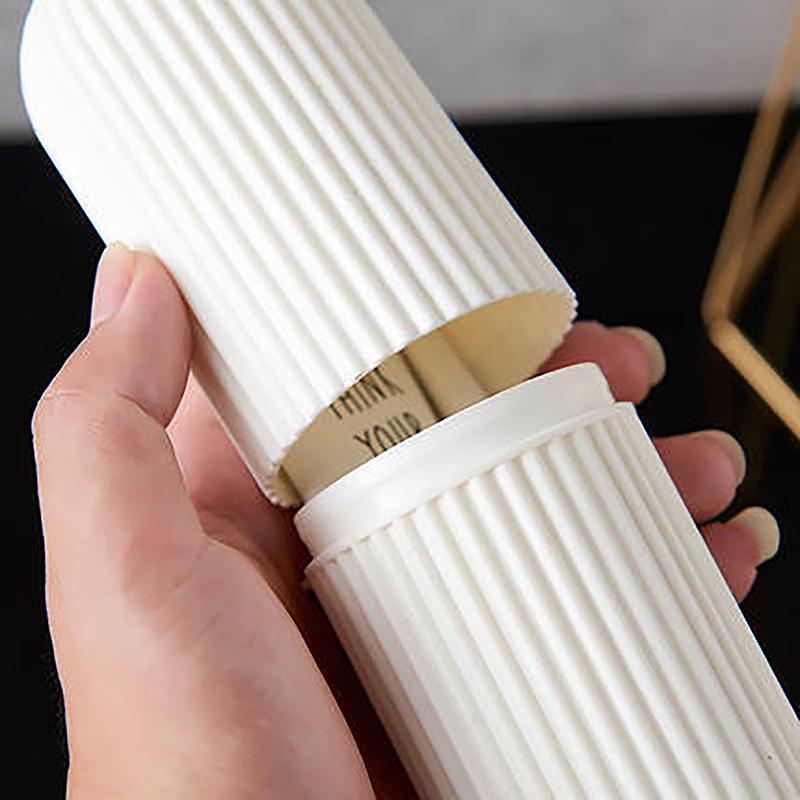 Travel Practical Toothbrush Cup Portable Bathroom Toothpaste Holder Storage Case Box Environmentally Friendly Travel Rinse Cup