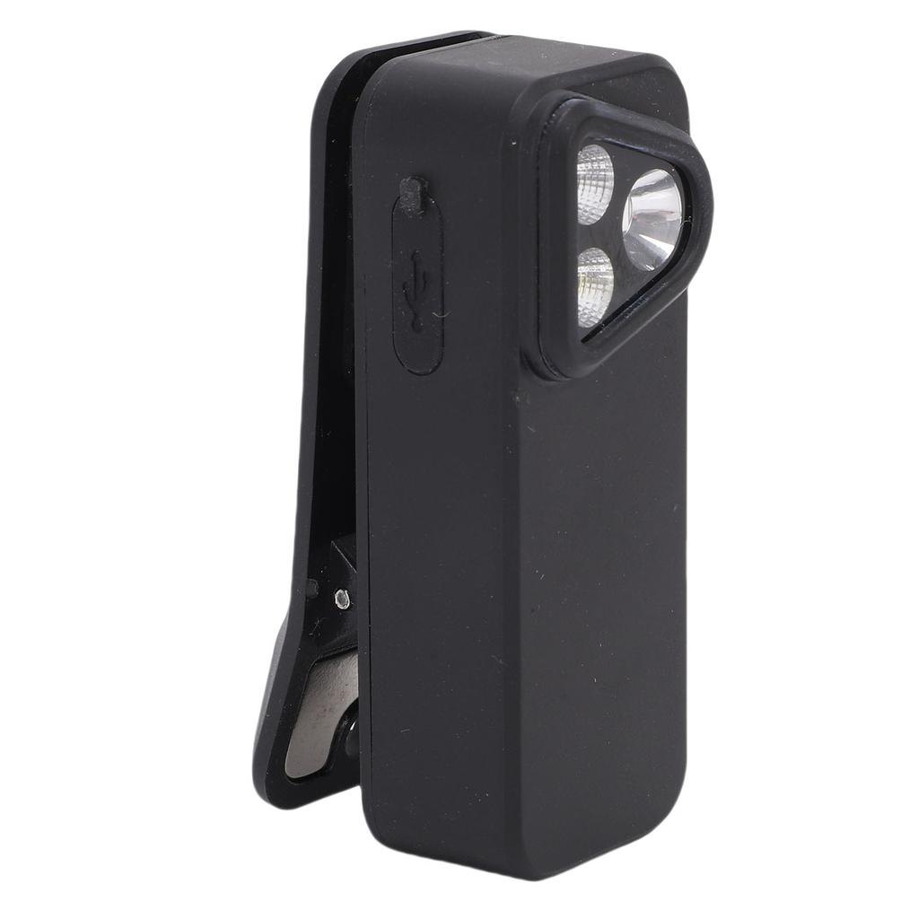 LED Flashlight 3 Levels Brightness Clip On Light USB C Rechargeable Magnet Clamp Portable and Lightweight