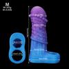Penis Ring Male Realistic Penis Sleeve Extender Cock Sleeve Dick Enlargement Delay Ejaculation Cock Ring Reusable Condom Sex Toy