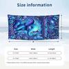 Elephant Theme Beach Towel Personalized Custom Name & Text Soft Quick Dry Beach Towel for Swimming Travel