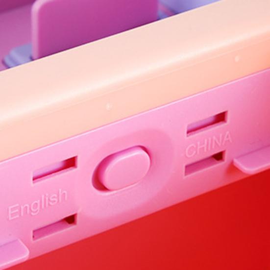 Kids Piggy Bank Portable Handle Built-in Music Digital Password Simulation Face Recognition Save