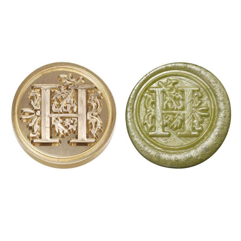 Wax Seal Copper Head Curlicue Vintage 26 Letters DIY Scrapbooking Vintage Wax Sealing Stamp Invitation/Envelop Gift
