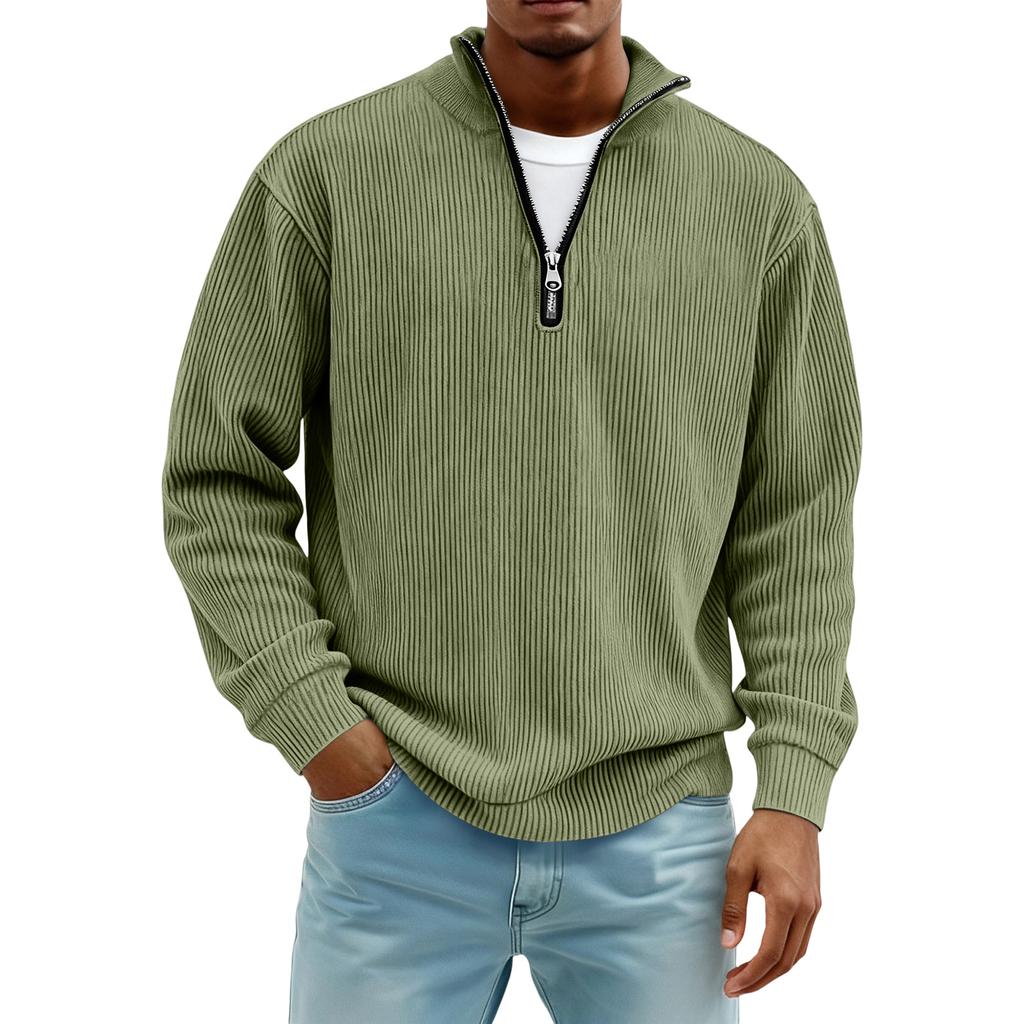 Herren 1/4-Zip Kapuzensweatshirt