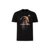 Goat Print Anniversary Football Sports Short Sleeve T-Shirt Men Tops Black IW3613
