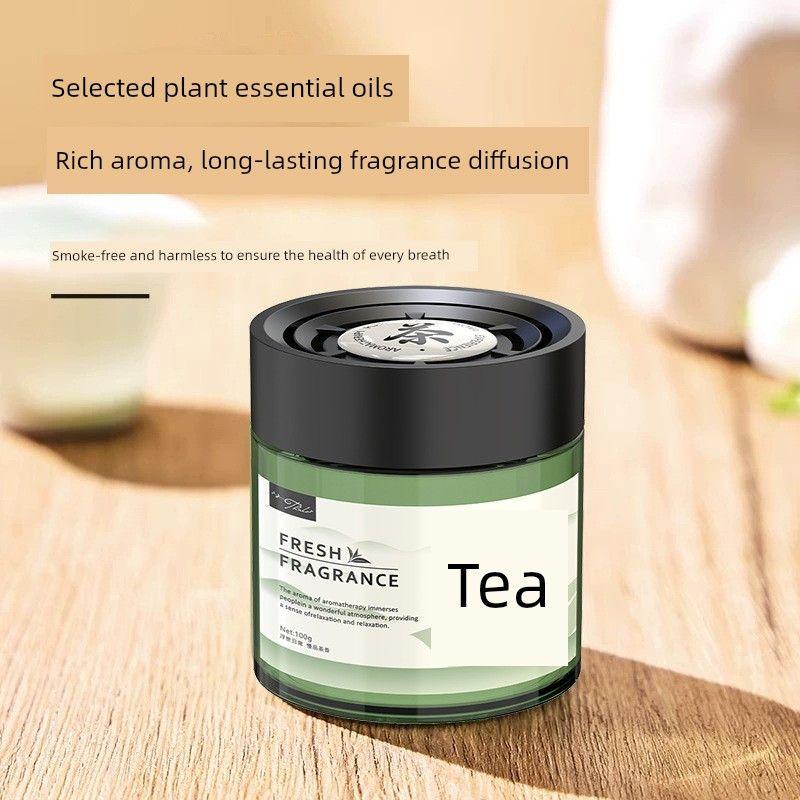 Tea-Scented Car Fragrance 2025 New Model Long-Lasting Fragrance High-End Car Perfume Solid Fragrance for the Car Interior Jasmine fragrance
