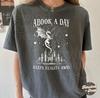 A Book A Day Keeps Reality Away Graphic Tee - Fantasy Dragon Book Lover Gift -Gothic Grunge Castle Top