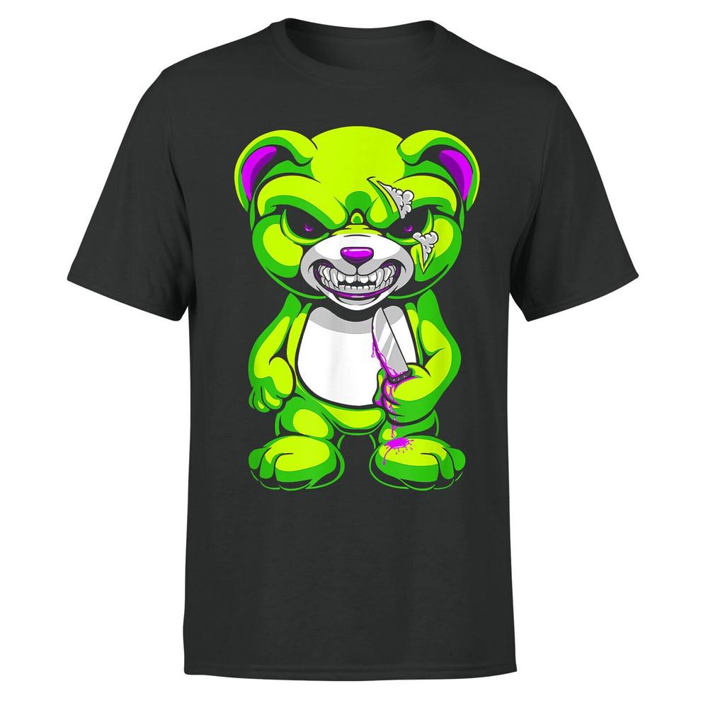 Evil Teddy T Shirt Unisexs Unisexs Gothic Rock Punk Goth Alternative Gift P1OrA 2XL