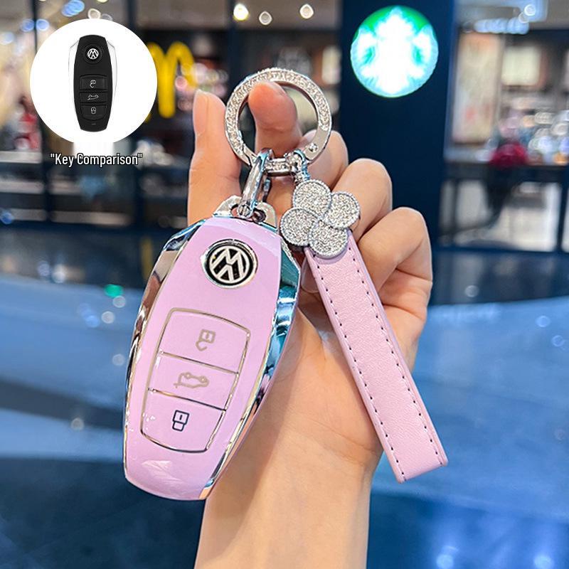 Key Cover for 2021 Volkswagen Touareg - Fits Imported Models 2017-2021