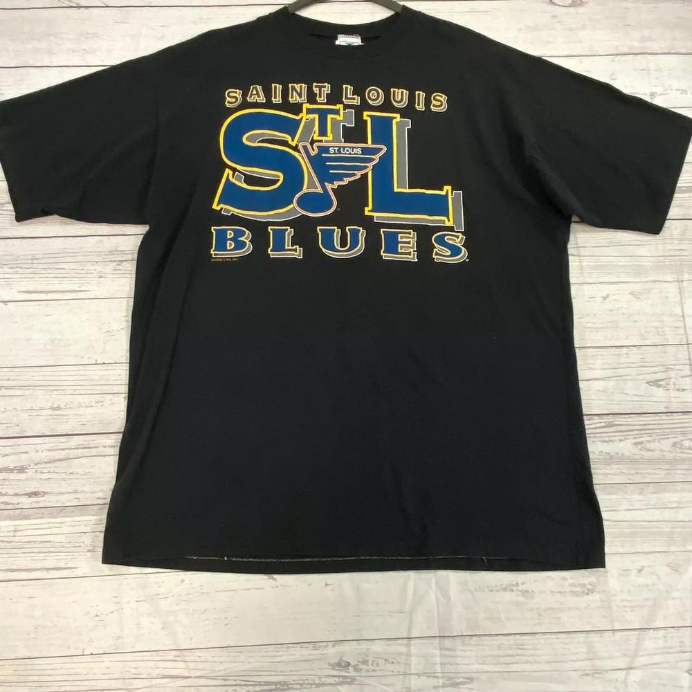 New St Louis Blues Hockey Nhl Black Graphic Unisex T-shirt S-5XL Unisex T-Shirt S