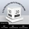 Light Weight Cubes Timer Flipping Electronic Timer Countdowns Reminder for Time Management and Countdowns Setting Enduring