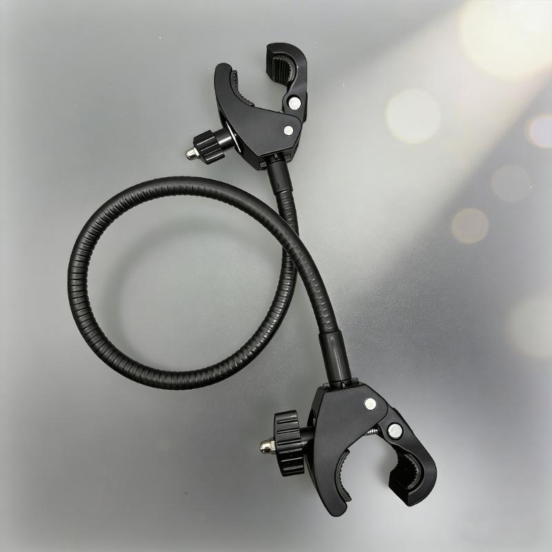 Gooseneck Microphone Stand with Clamp Flexible Adjustable Desk Arm with Microphone Clip for Music Recording Equipment