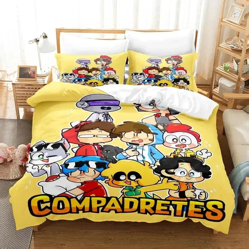 Set Biancheria da Letto Anime Acenix Stampa 3D Copripiumino Set Letto Coperta Federa Piumone King Queen Size Set Biancheria da Letto per Ragazzi Adulti