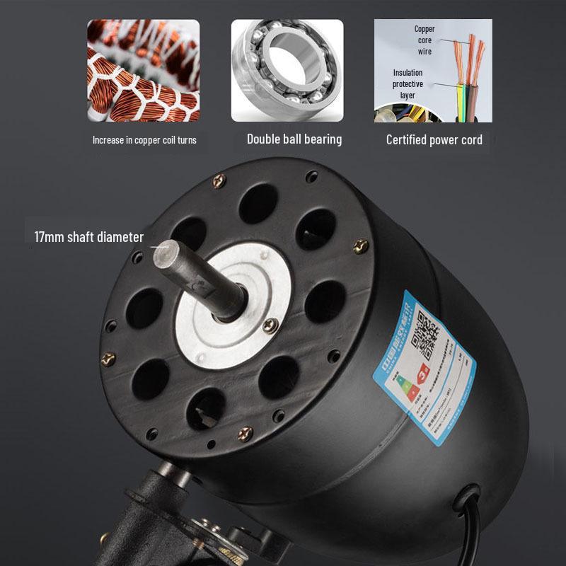 Jin Lai Feng Six-Speed High Power Industrial Fan with Left/Right Oscillation - Floor/Wall-Mounted Options