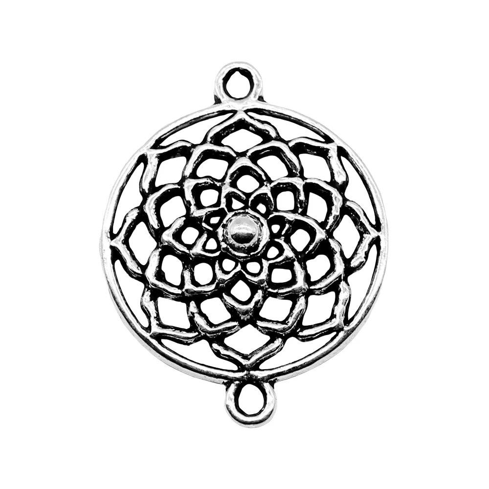 Composants de connecteur de fleur Charm de sac Cadeau pour la fabrication de bijoux