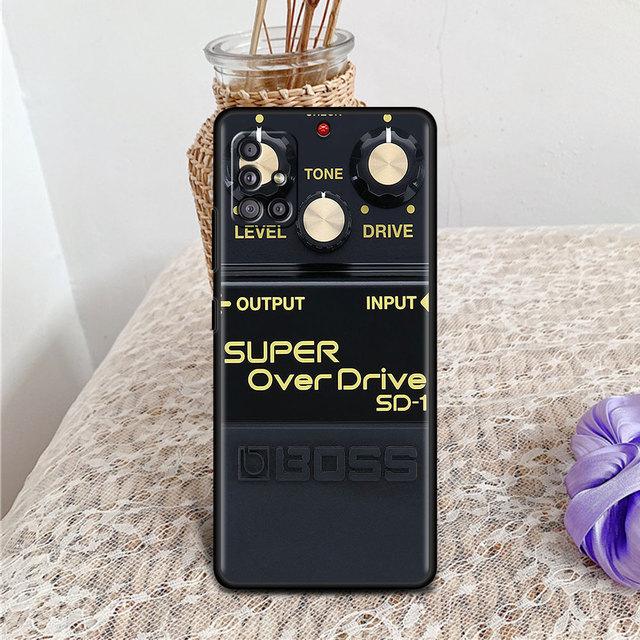 Weiche Hülle für Samsung Galaxy A51 A71 A50 A21s A12 A32 A52 A22 A72 A31 Silikon Handyhülle A41 A02s Cover Funda Boss Distortions Pedal