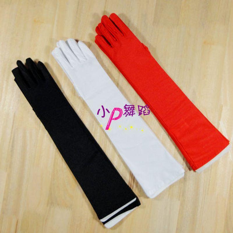 

Dance Gloves Etiquette Long Gloves Performance Dancing Stage Gloves Women s Spandex Sun Protection Stretch Gloves Black