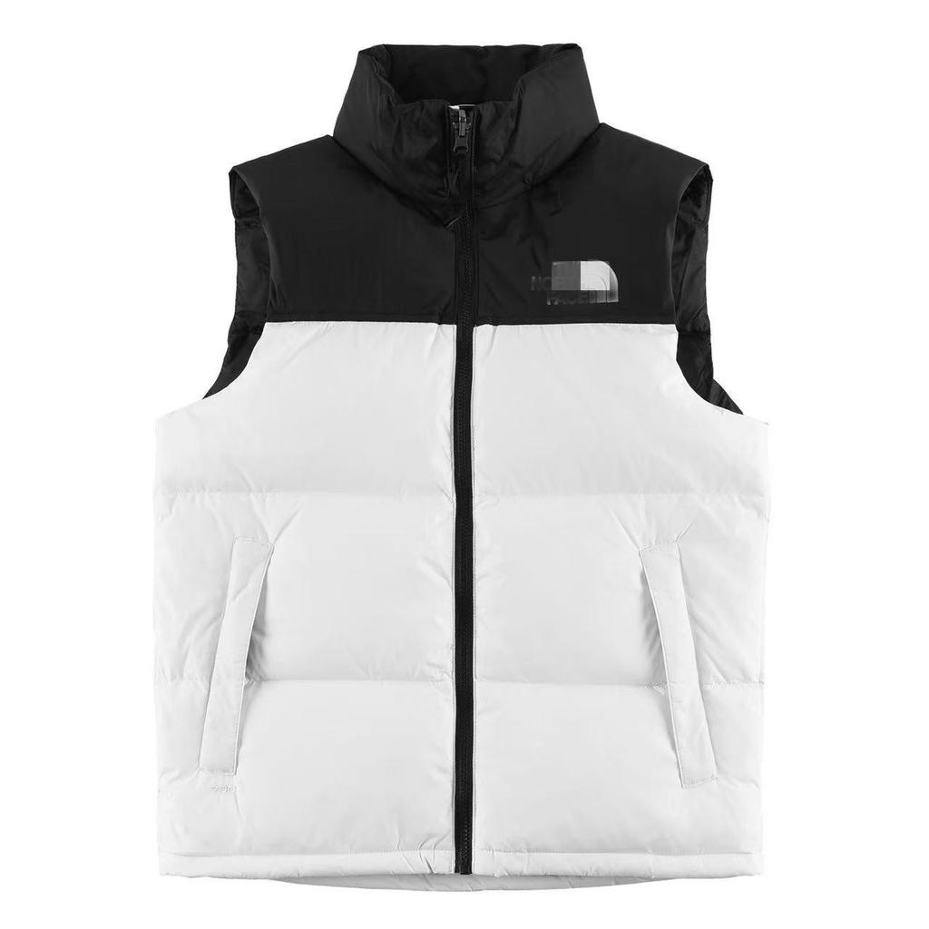 North Face 1996 Down Vest: Unisex Embroidered Jacket, Couple's Thickened and Warm Gilet for Cold Protection