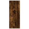 Vidaxl Tall Cabinet, Smoked Oak, 34.5X34X180 Cm