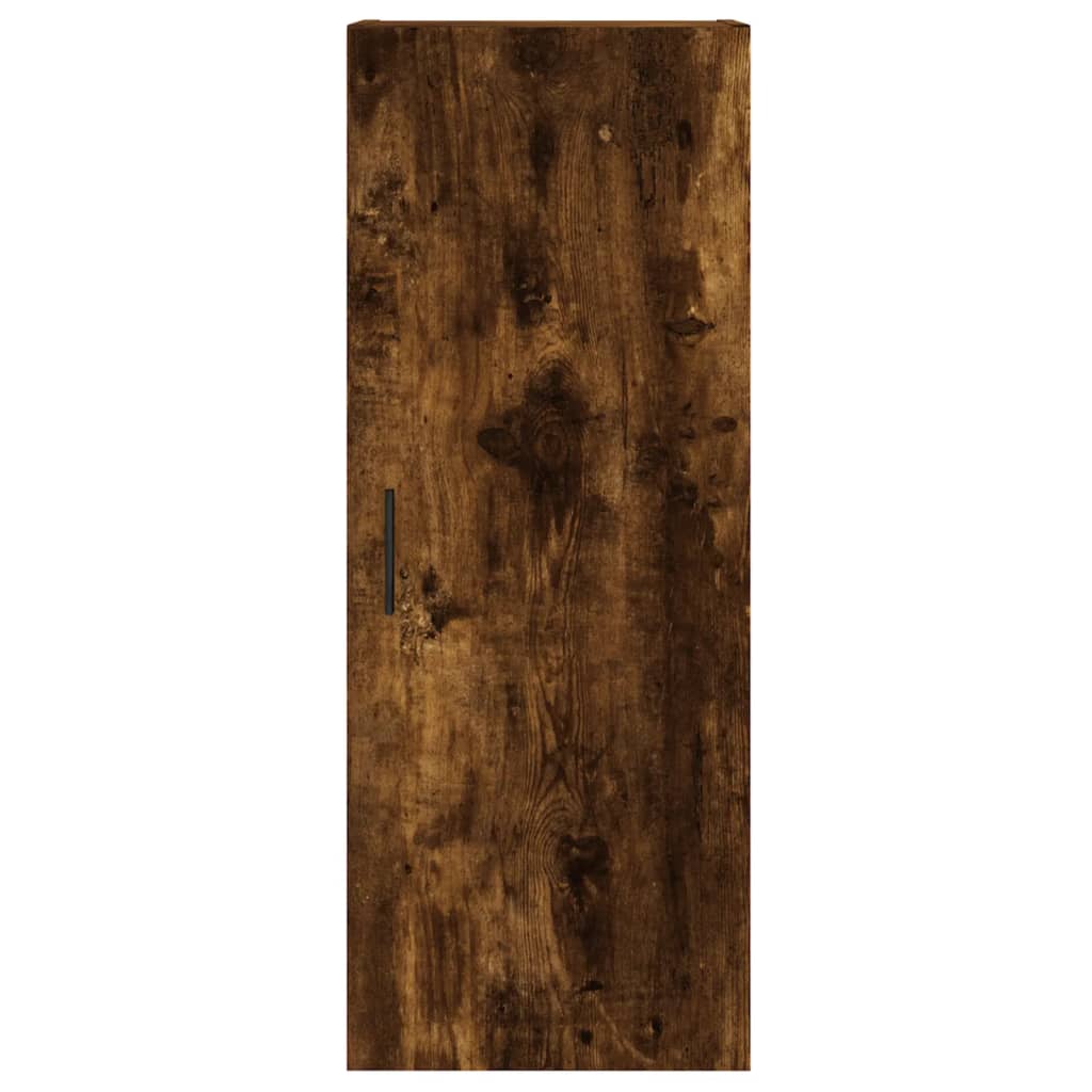 Vidaxl Tall Cabinet, Smoked Oak, 34.5X34X180 Cm