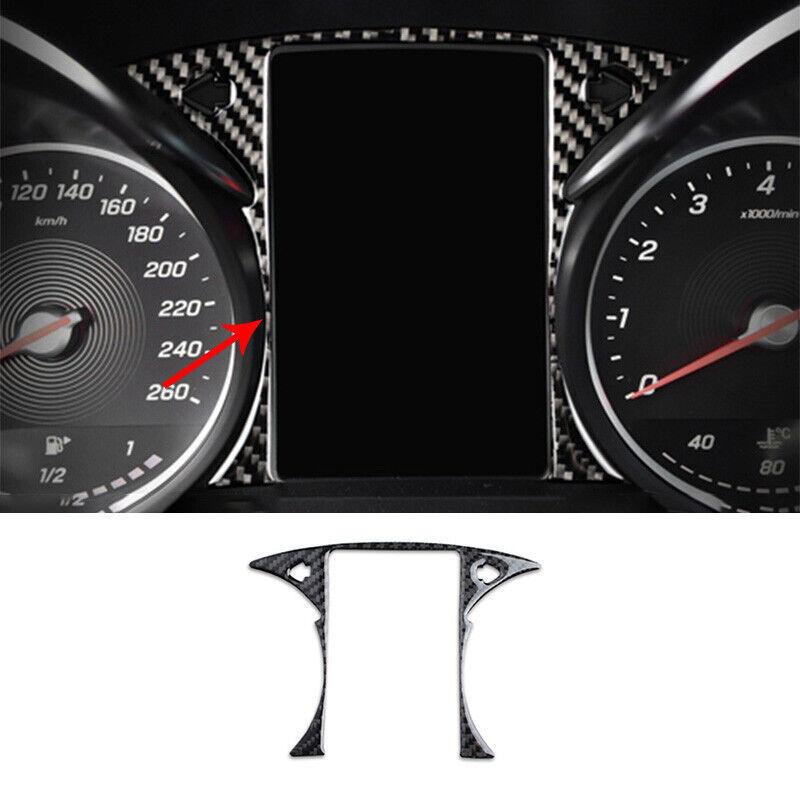 Dashboard Frame Decor Cover Trim For Mercedes-Benz GLC 2016- Carbon Fiber