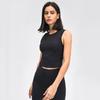 Sleeveless Yoga Vest Women's Chest Pad Outwear Skinny Long Sleeveless Running Sports Workout Clothes Tops Summer