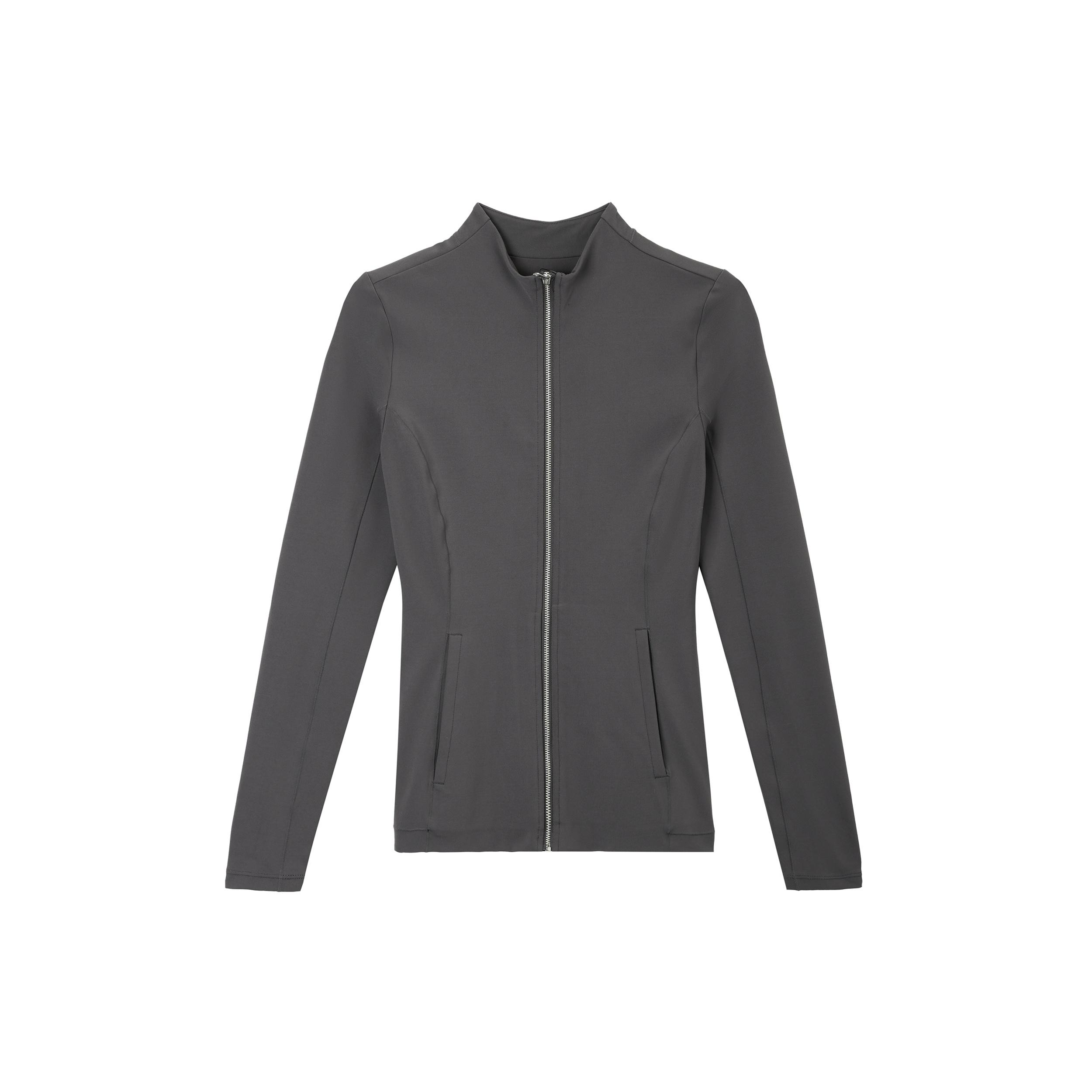 (WMNS) Nike Athleisure Casual Sports Breathable Stand Collar Jacket Gray Women s DD5534-254 XS