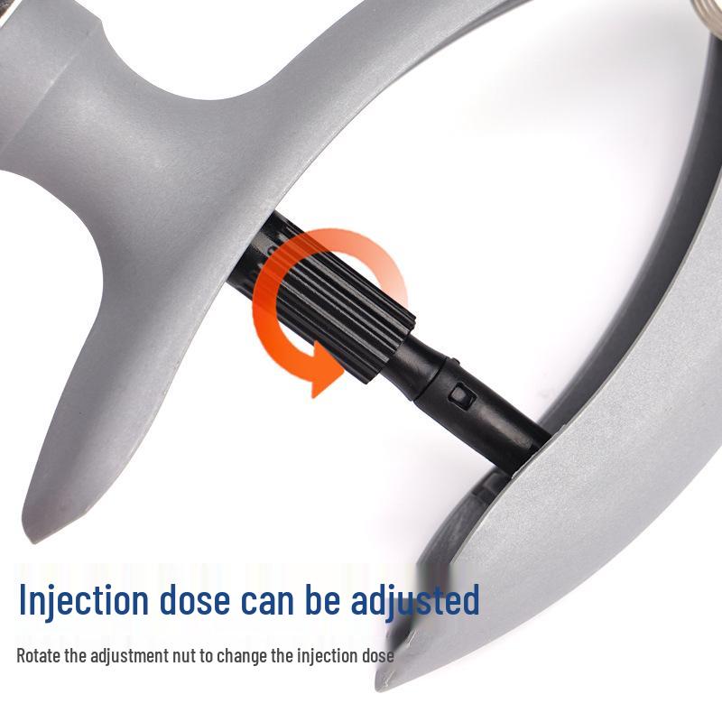 Veterinary Adjustable Catheter Injector for Livestock Vaccination (2/5ml)