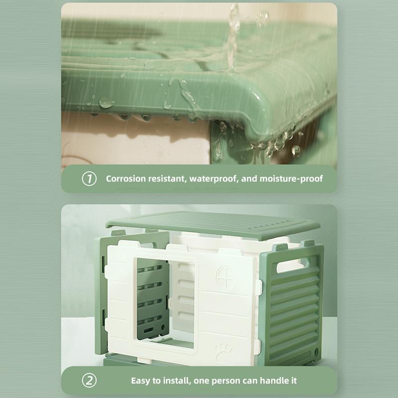 HOOPET Cat Litter Cat House Cottage Summer Outdoor Rainproof Dog Kennel Cat House Stray Cat Outdoor Nests