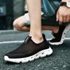 2025 new spring and summer breathable men and women of the same large size hollow mesh shoes one pedal couple light casual shoes