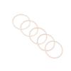 5Pcs Plastic Inner Ring Watch Case Cushion Mount Calendar Lining Movement Spacer Ring Gasket For Eta 2834 Movement Watch Parts