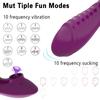 Vagina Sucking Vibrator 10 Speed Vibrating Sucker Anal Vagina Clitoris Stimulator Nipple Massager Sex Toy for Woman Masturbation
