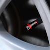 4Pcs Metal Carbon Fibe Wheel Tire Valve Dust Caps Auto Decor for Volkswagen VW Golf 4 5 6 7 Bora CC MK7 Beetle Touran Tiguan GTI zr7