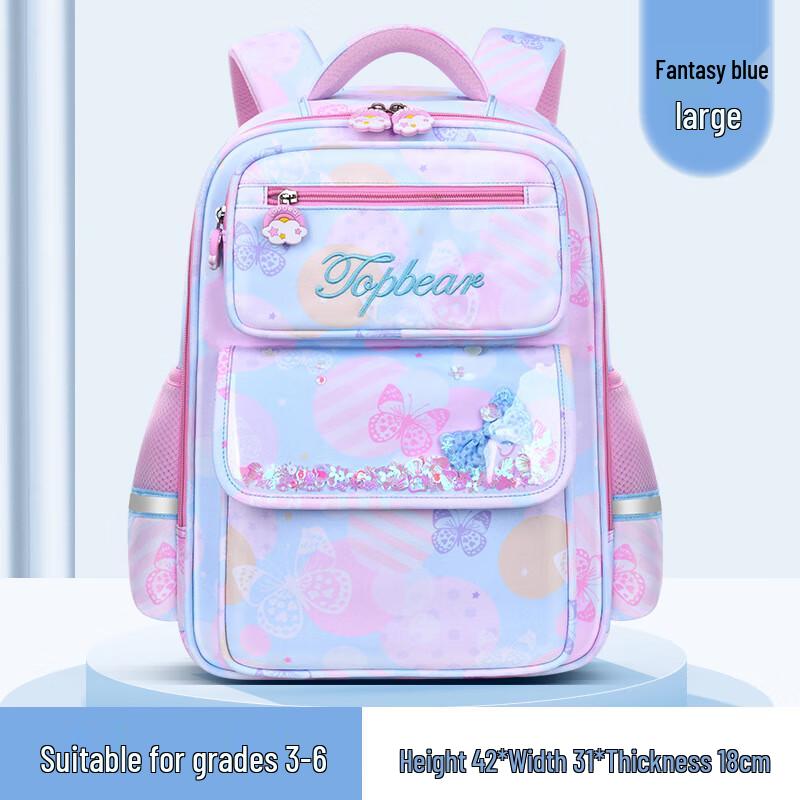 Li Shen Girls  Ergonomic School Backpack